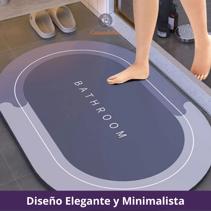 Pack de 2 Alfombras de Baño Secado Ultra Rápido + 1 de Regalo - ¡No Más Caídas!